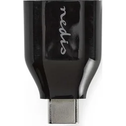 NEDIS adaptér USB 3.0/ USB 3.0 (C) zástrčka - USB-A zásuvka/ černý
