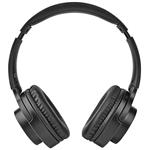 NEDIS bezdrátová sluchátka + mikrofon/ ON-EAR/ výdrž 10 hodin/ ovládání stiskem/ ovládání hlasitosti/ černé