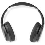 NEDIS bezdrátová sluchátka + mikrofon/ OVER-EAR/ výdrž 24 hodin/ ovládání stiskem/ ovládání hlasitosti/ černé