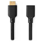 Nedis HDMI (M) - HDMI (F) predlžovací kábel 1 m