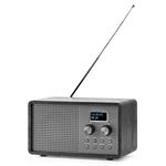 NEDIS stolní rádio/ DAB+/ FM/ 1.3 "/ napájení z baterie/ digitální/ 4.5 W/ budík/ černé