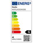 NEDIS Wi-Fi chytré dekorativní LED/ teplá až studená bílá/ 200 LED's/ Android & iOS/ Nedis® SmartLife/ 3 m