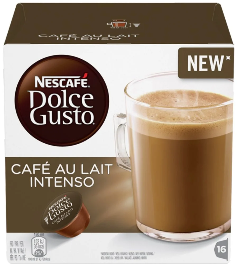 NESCAFÉ® Dolce Gusto® Café au Lait kávové kapsle, 16 ks