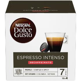 NESCAFÉ® Dolce Gusto® Espresso Intenso Decaffeinato kávové kapsle, 16 ks