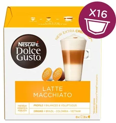NESCAFÉ® Dolce Gusto® Latte Macchiatto kávové kapsle, 16 ks