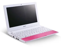 Netbook Acer Aspire ONE HAPPY-2DQPP, 10,1" LED, Atom N450B, 1GB, 250GB, WiFi, BT, cam, W7S + Android (růžový)