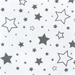 New Baby Classic Lace-up Wrap White Stars Grey