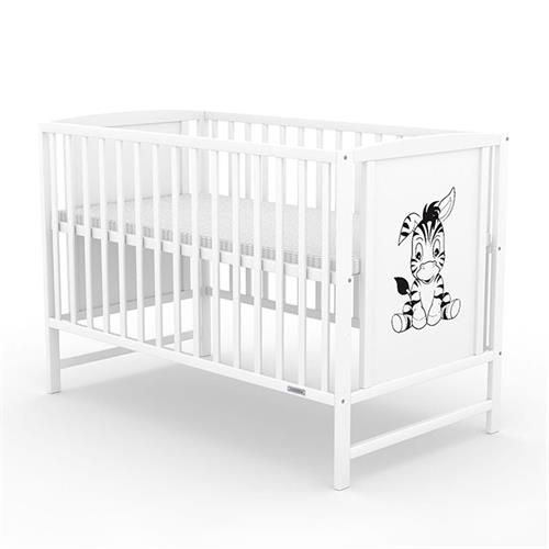 New Baby Dětská postýlka BEA Zebra, bílá