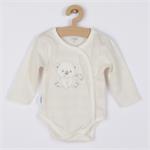 New Baby Kojenecká soupravička do porodnice Sweet Bear béžová, vel. 62 (3-6m)