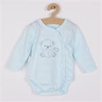 New Baby Kojenecká soupravička do porodnice Sweet Bear modrá, vel. 50