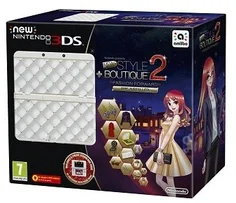 New Nintendo 3DS White+New Style Boutique 2+cover
