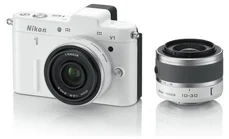 NIKON 1 V1 10.1 MPix + 10-30 VR + 10MM/2.8 - White