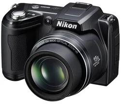 Nikon kompakt COOLPIX L110, 12.1MPix, černý, 15x zoom VR