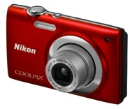 NIKON kompakt COOLPIX S2500, 12.1MPix, červená, 4x zoom