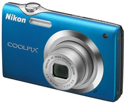 Nikon kompakt COOLPIX S3000, 12MPix, modrý, 4x zoom VR