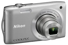 NIKON kompakt COOLPIX S3300 - 16 MP, 6x zoom VR - Silver