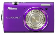 NIKON kompakt COOLPIX S5100, 12.2MPix, fialová, 5x zoom, VR