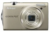 Nikon kompakt COOLPIX S5100, 12,2MPix, stříbrný, 5x zoom VR