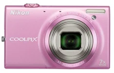 NIKON kompakt COOLPIX S6100, 15.9MPix, růžová, 7x zoom VR