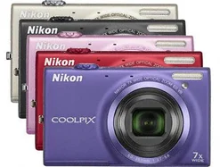 NIKON kompakt COOLPIX S6150, 16MPix, black, 7x zoom