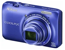 NIKON kompakt COOLPIX S6300 - 16 MP, 10x zoom VR - Blue