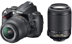 NIKON zrcadlovka D5000 + 18-55 II AF-S DX+55-200 AF-S, 12.3 MPix