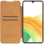 Nillkin Qin Book Case pre Samsung Galaxy A34 5G Brown