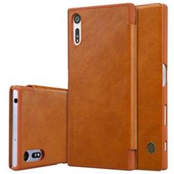 Nillkin Qin Book Pouzdro Brown pro Sony Xperia XZ F8331
