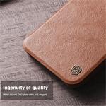 Nillkin Qin Book PRO puzdro pre Samsung Galaxy A55 5G Brown