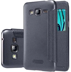 Nillkin Sparkle S-View Pouzdro Black pro Samsung Galaxy J3 2016 J320