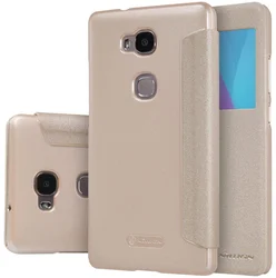 Nillkin Sparkle S-View Pouzdro Gold pro Honor 5X
