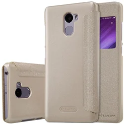Nillkin Sparkle S-View Pouzdro Gold pro Xiaomi Redmi 4
