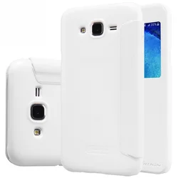 Nillkin Sparkle S-View Pouzdro White pro Samsung Galaxy J5 J500