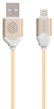 Nilllin Aurora Apple Lightning datový kabel USB, zlatý