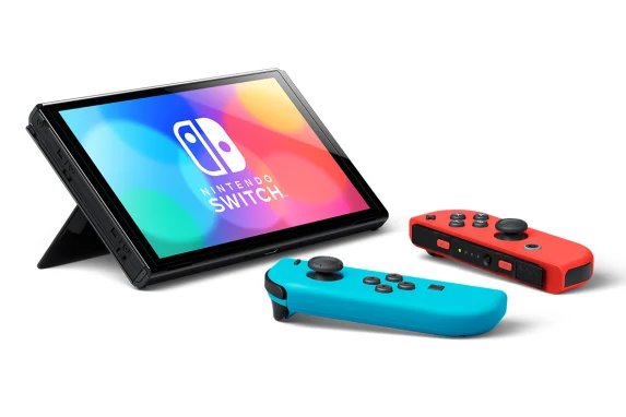 Nintendo Switch (OLED) Neon Red & Blue