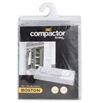Nízký textilní úložný box Compactor Boston 107 x 46 x 16 cm, šedý