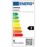 Nočná LED lampa IMMAX PEACOCK strieborná