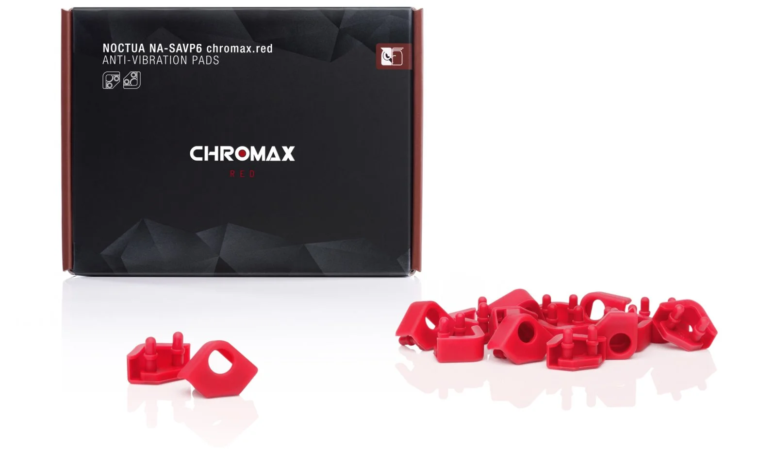 Noctua NA-SAVP5 chromax.red, 16 podložiek NA-SAVP5.red