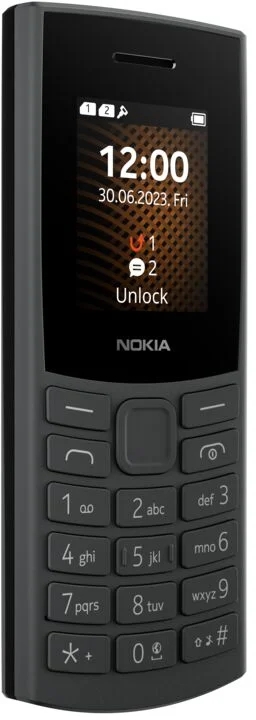 Nokia 105 4G, Dual Sim, 2023, černý