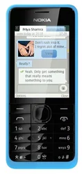 Nokia 301 Dual SIM Cyan - modrý