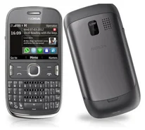 Nokia Asha 302 Grey - šedý