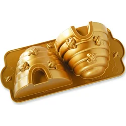 Nordic Ware Beehive 10 šálok 3D gold