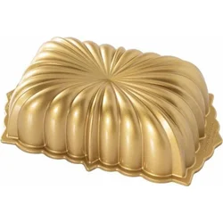 Nordic Ware Forma na chlebíček classic 6 cup, zlatá 