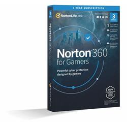 NORTON 360 FOR GAMERS 50GB CZ 1 uživatel, 3 zařízení, na 12 měsíců, ESD