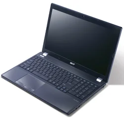 Notebook ACER TravelMate 5760-2354G75Mnsk 15,6" LED i3-2350M 4GB 750GB DVD±RW WiFi BT FP cam Linpus black/silver