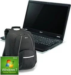 Notebook Bundle ACER Extensa 5635ZG-433G32MN 15,6" LED T4300,3GB,320GB,GF G105M, DVD±RW,WiFi,BT,CAM,+ W7HP + batoh