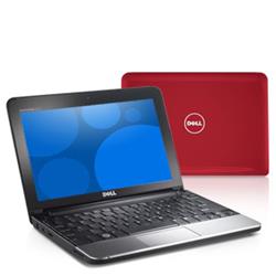 Notebook Dell Inspiron 1010 Mini 10,1" Atom Z530/1GB/160GB//WiFi/BT/CAM/XPH - 2yNBD, RED