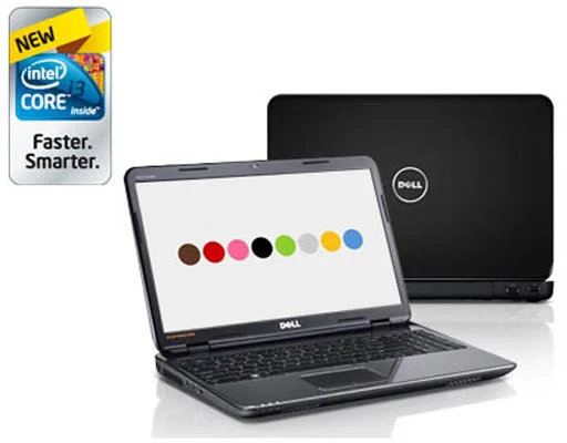 Notebook Dell Inspiron N5010 15,6"LED Core i3-380M,4GB,500GB,DVD±RW,WiFi,BT,CAM,W7HP-64bit,black