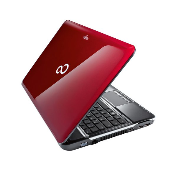 Notebook Fujitsu LIFEBOOK AH531 15,6" LED Pentium DC B950 ,4GB,500GB,DVD,WiFi,HDMI,W7HP-64bit,červený+Off2010S