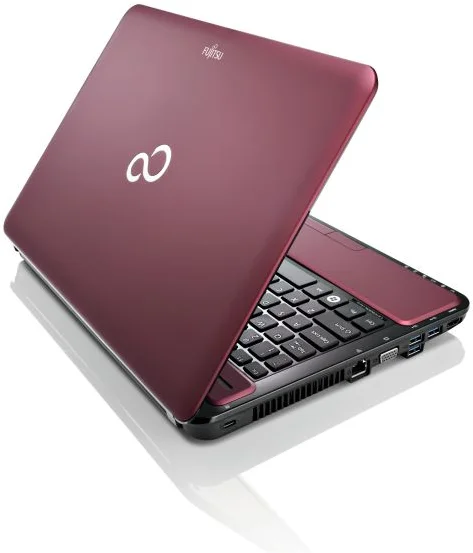 Notebook Fujitsu LIFEBOOK LH532 14" LED Core i3-2350M, 4GB,320GB,GT GF620M s 2GB, DVD,WiFi, HDMI, W7HP-64bit,červený